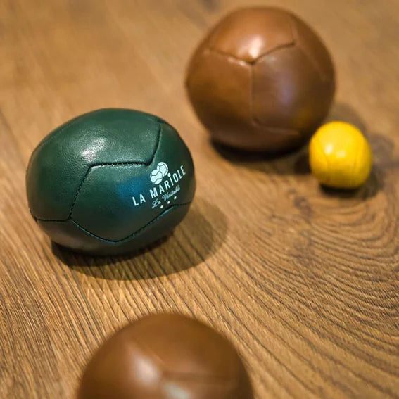 Petanque Boule - yellow/blue