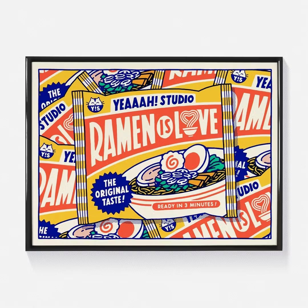 Ramen is Love 30x40cm