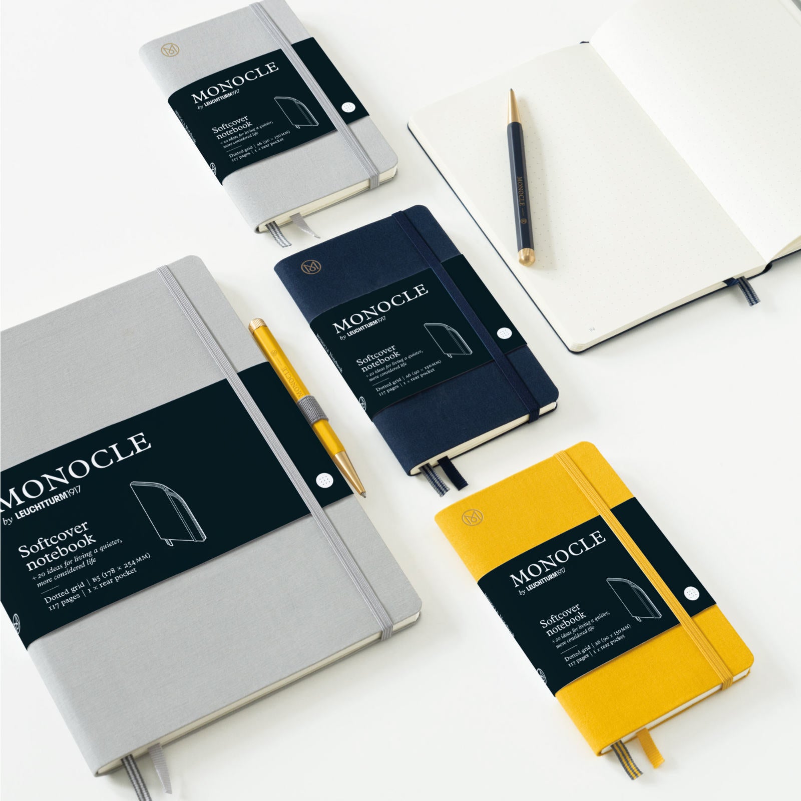 Softcover Notizbuch B5 Gelb