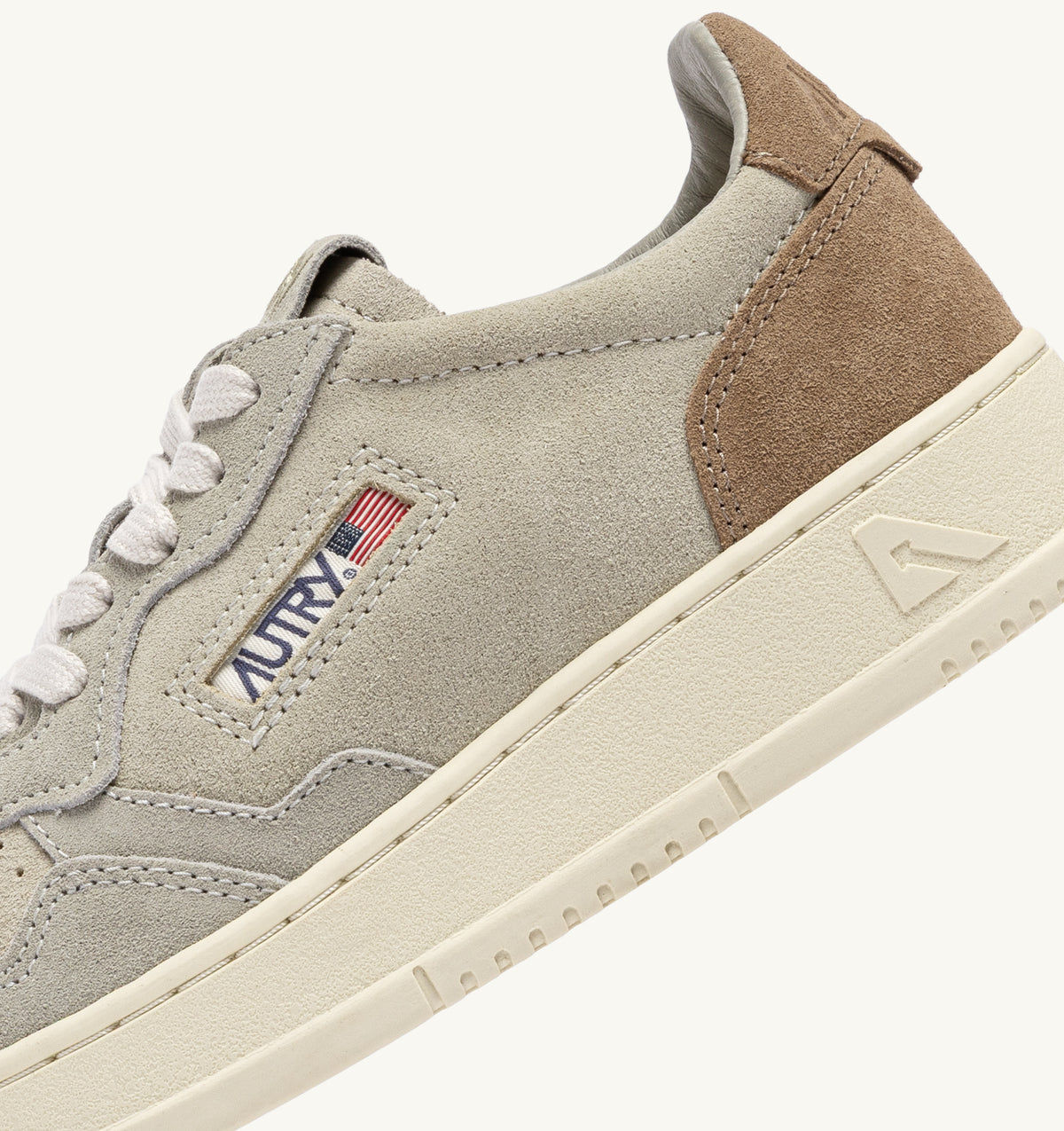 AUTRY Wom Medalist TS37 - Tricolor/Suede Cigar/Papyrus/Pelican