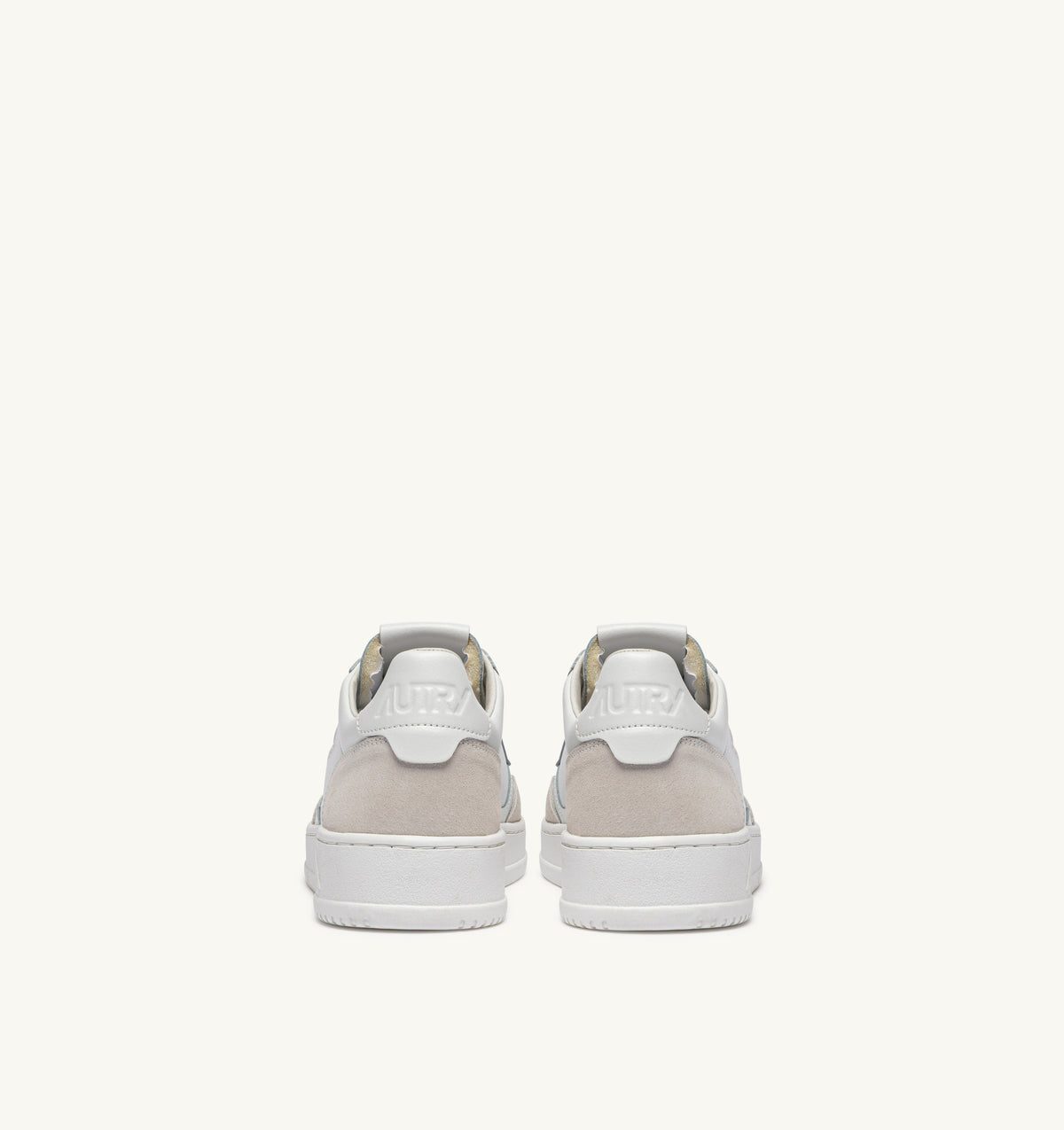 AUTRY Women Medalist LS30 - Leather/Suede Total White