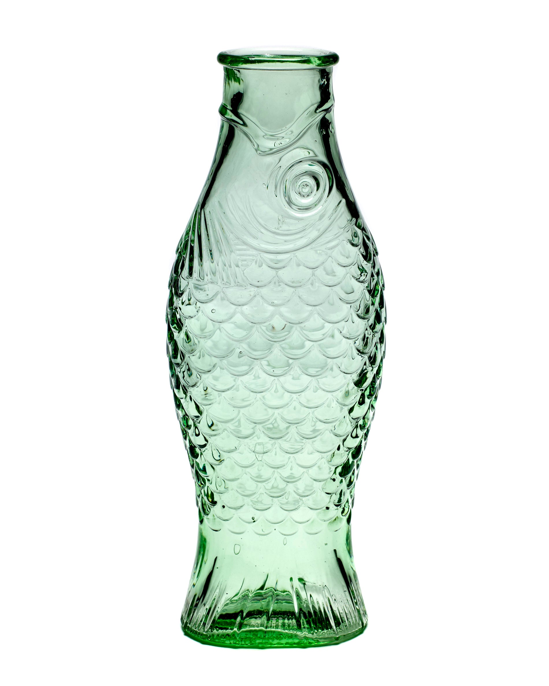 Karaffe Fisch grün H29cm