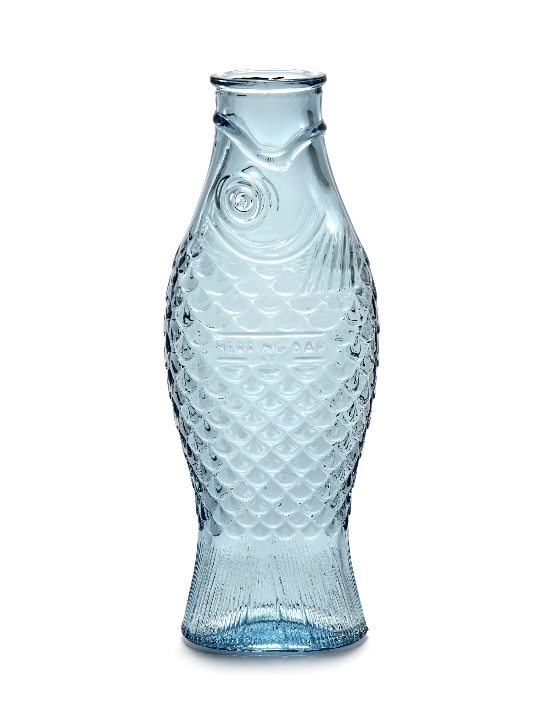 Karaffe Fisch blau H29cm