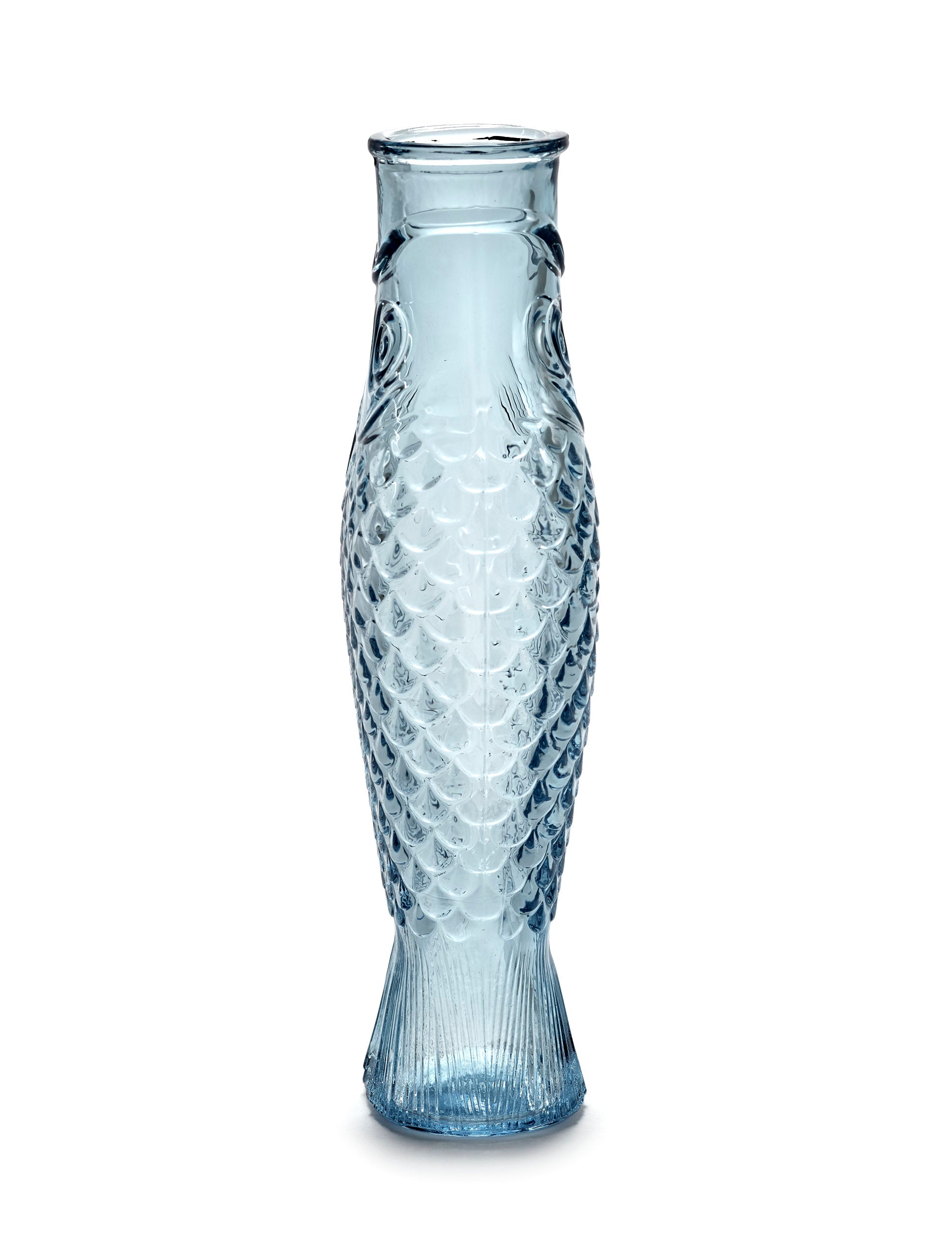 Karaffe Fisch blau H29cm