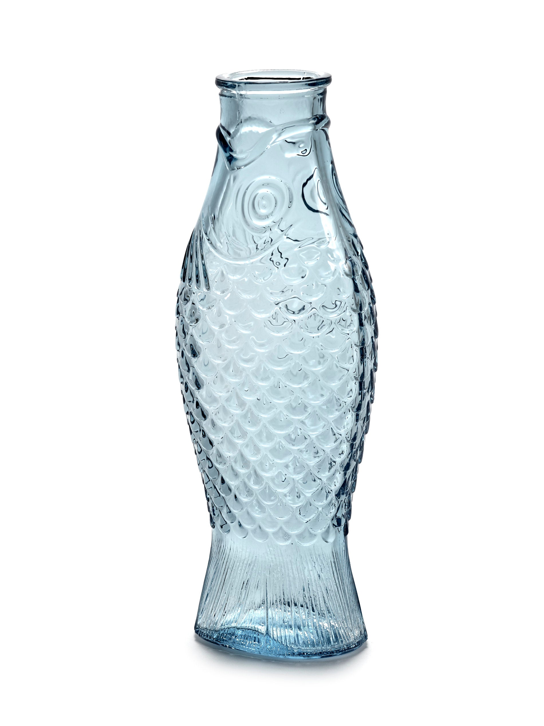 Karaffe Fisch blau H29cm
