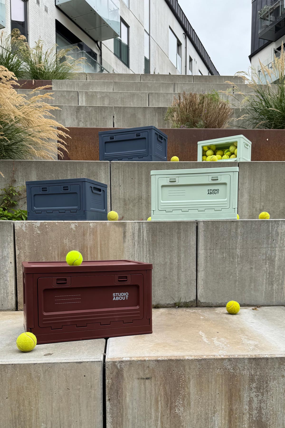 stapelbare Aufbewahrungsbox "Large Dark Blue"
