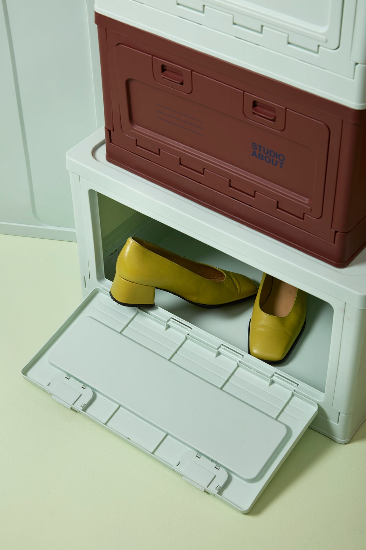 stapelbare Aufbewahrungsbox "Medium Mint"