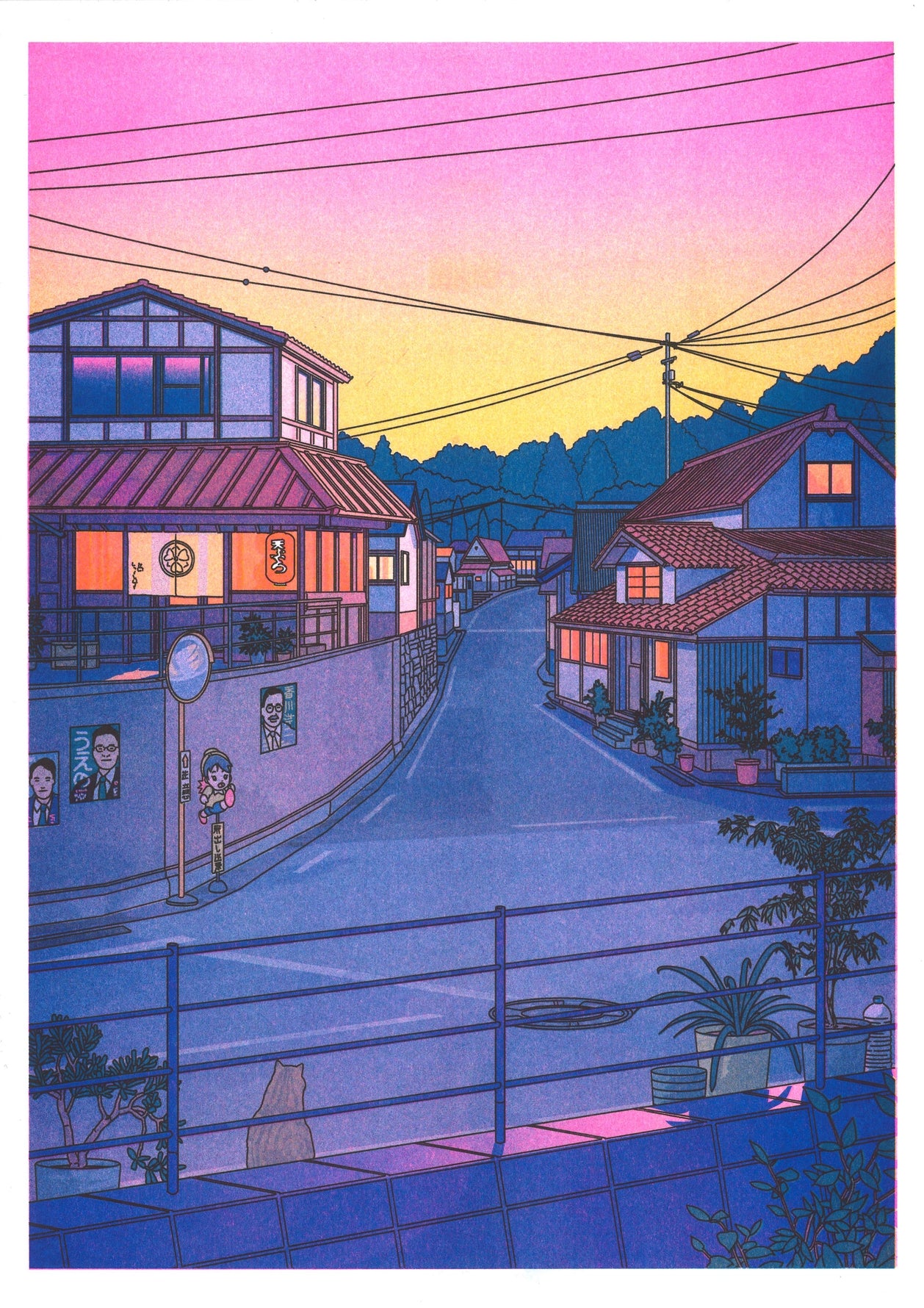 Liam Cobb Poster „Nowhere in Japan"