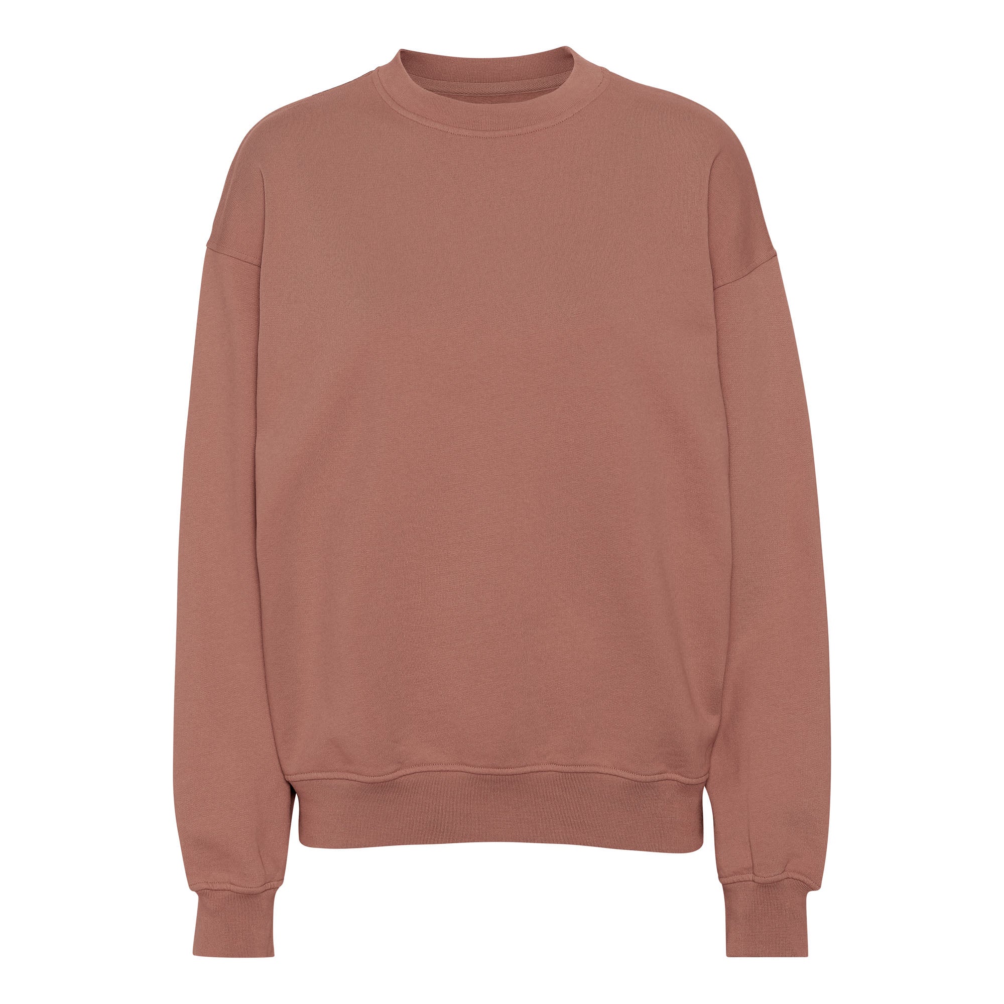 Organic Oversized Crew - Rosewood Mist