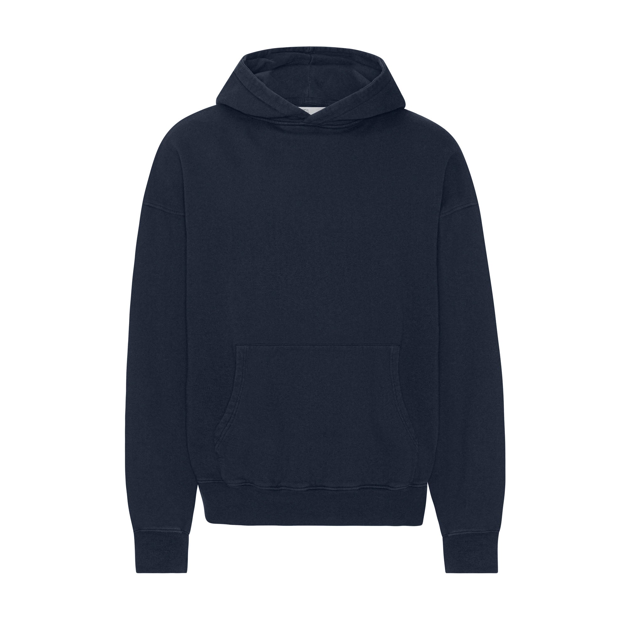 Organic Oversized Hood Navy Blue