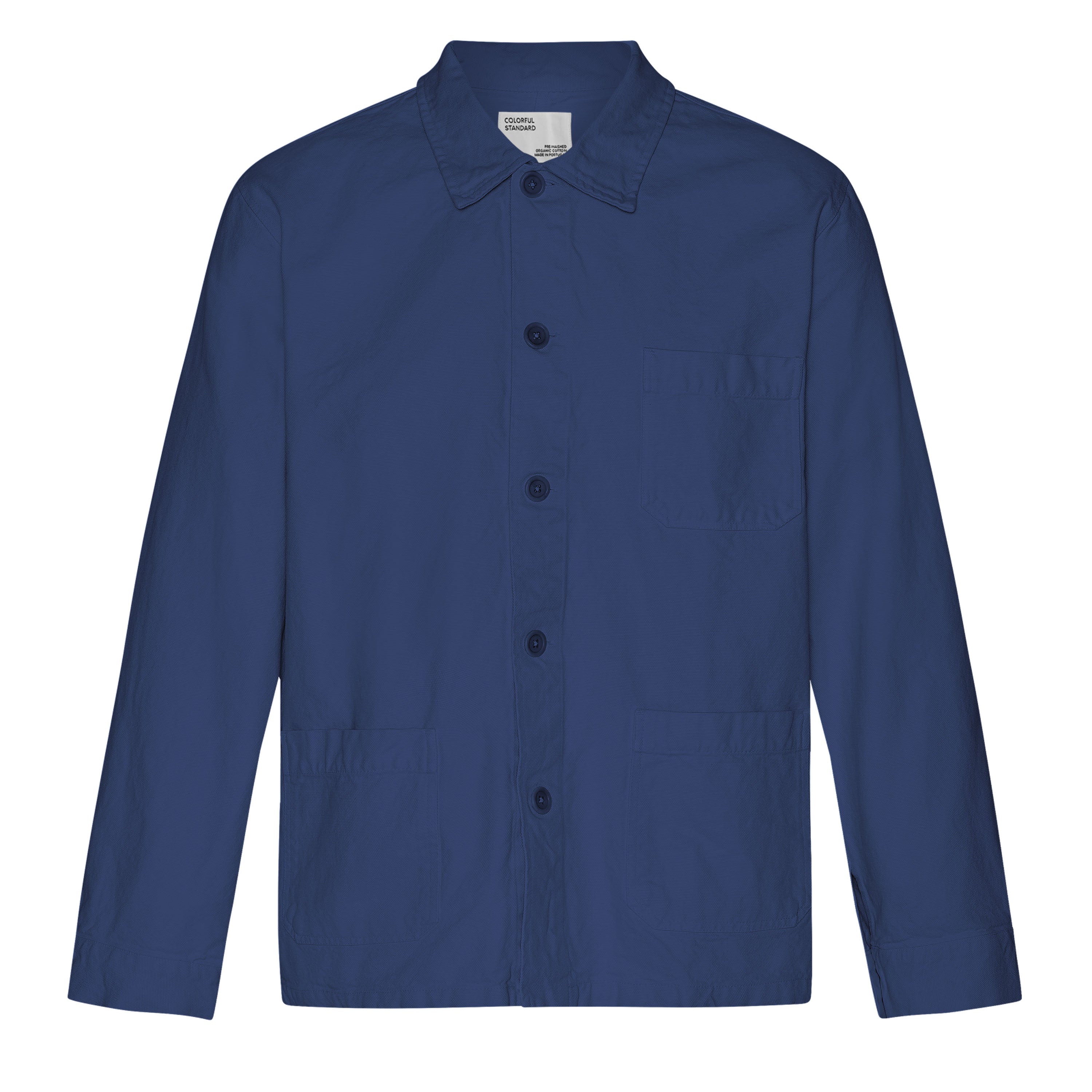 Organic Worker Jacket marine blue