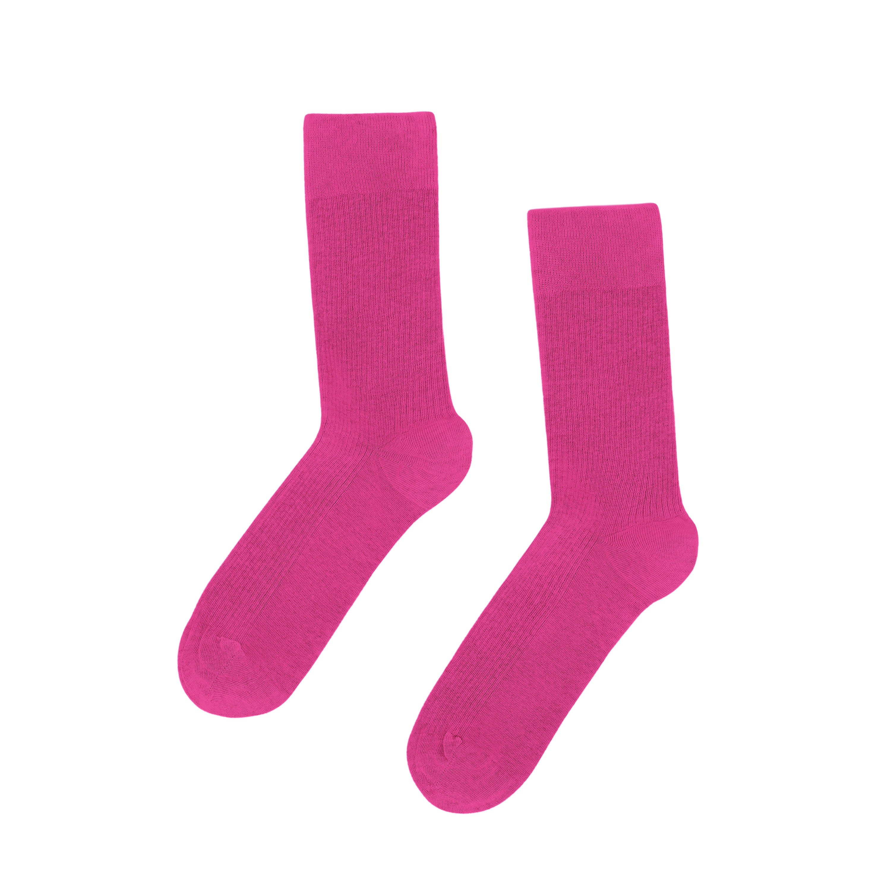 Organic Sock Bubblegum Pink One Size