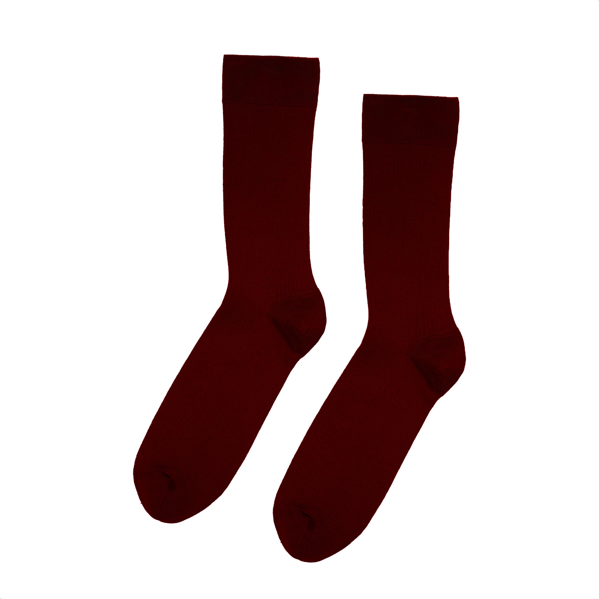 Organic Sock Oxblood Red One Size