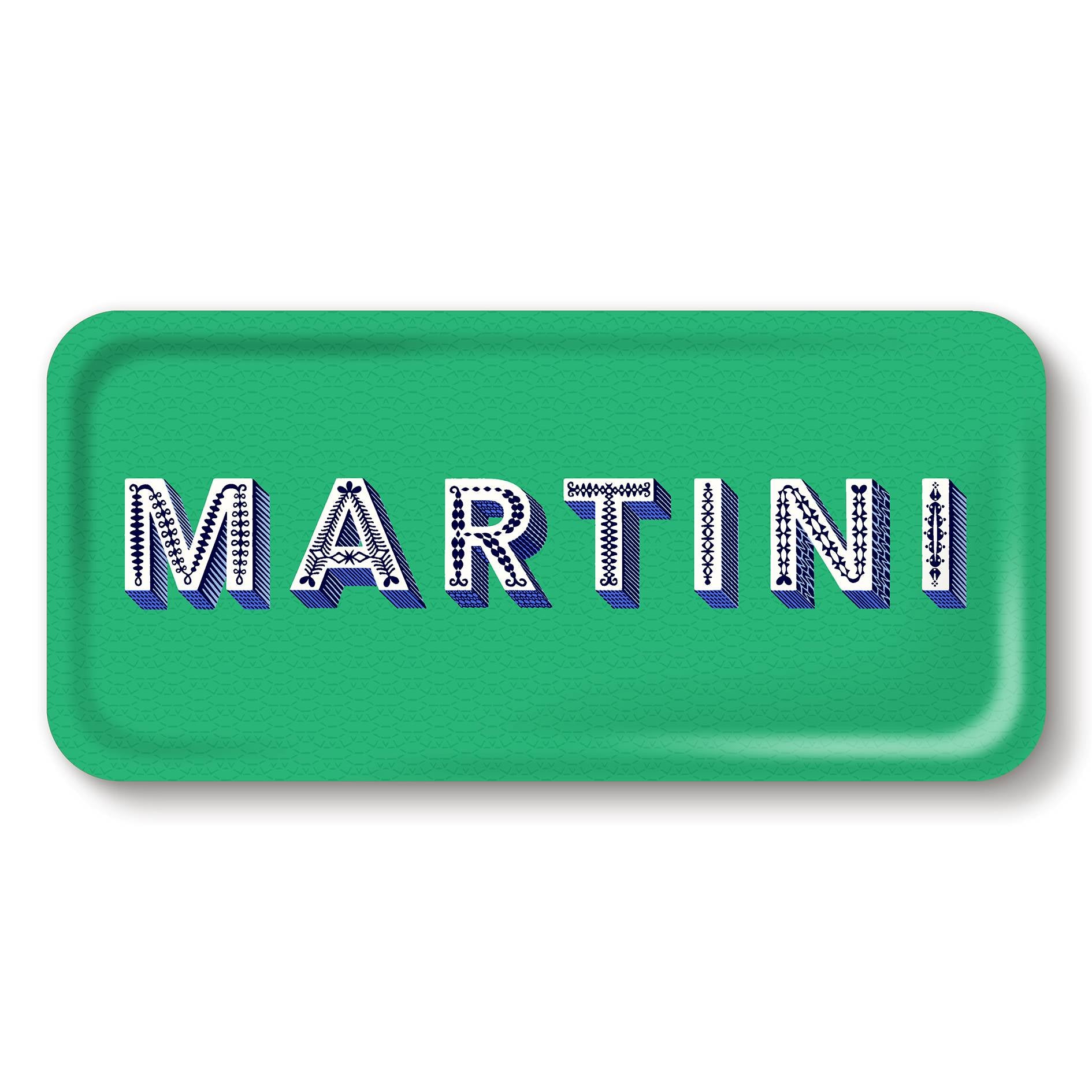 Tablett 32x15cm MARTINI bright green