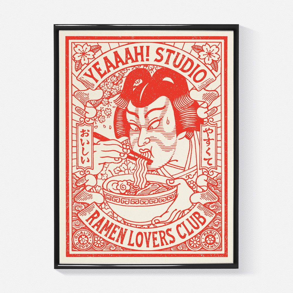 Ramen Lovers Club 30x40cm