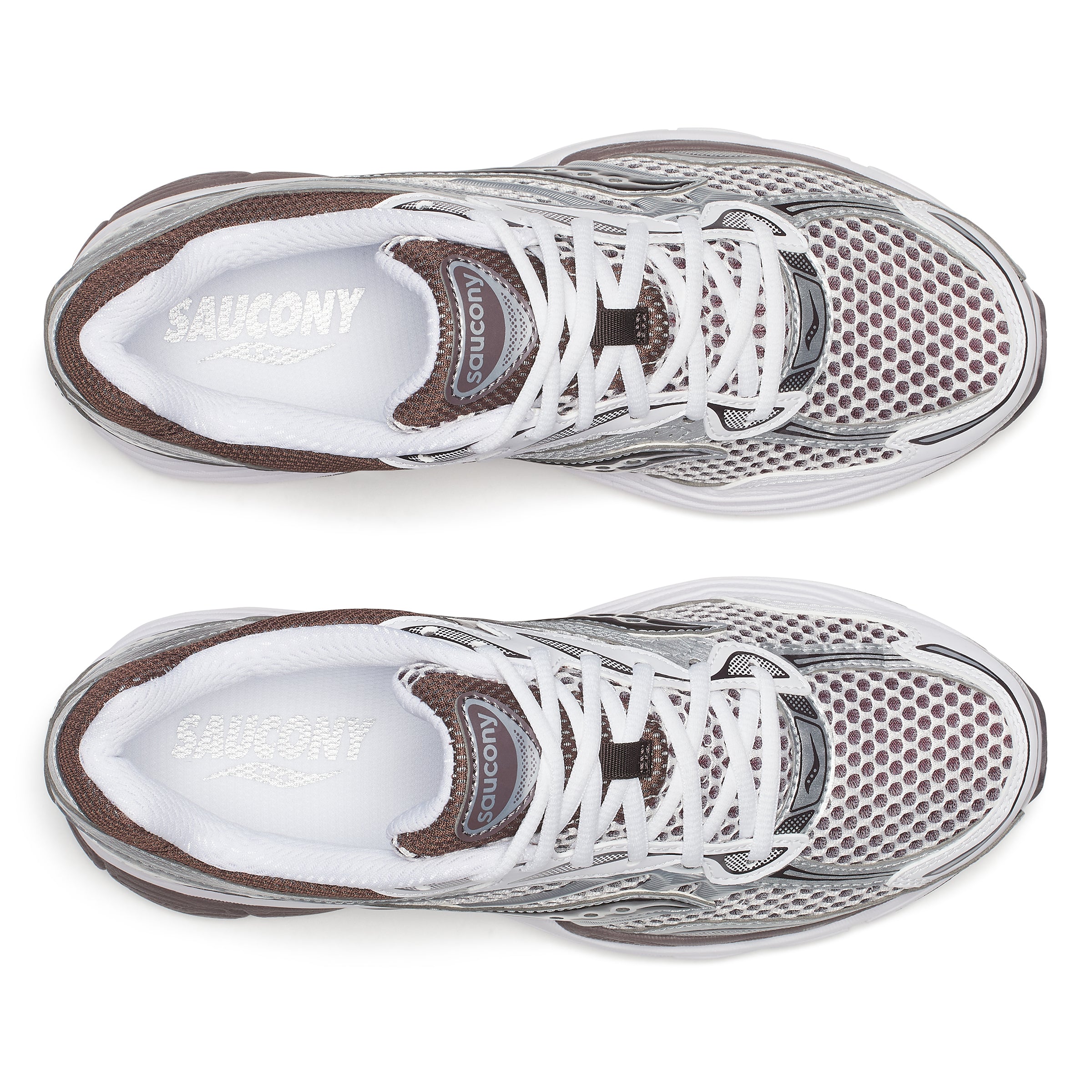 Saucony PROGRID OMNI 9 white/brown