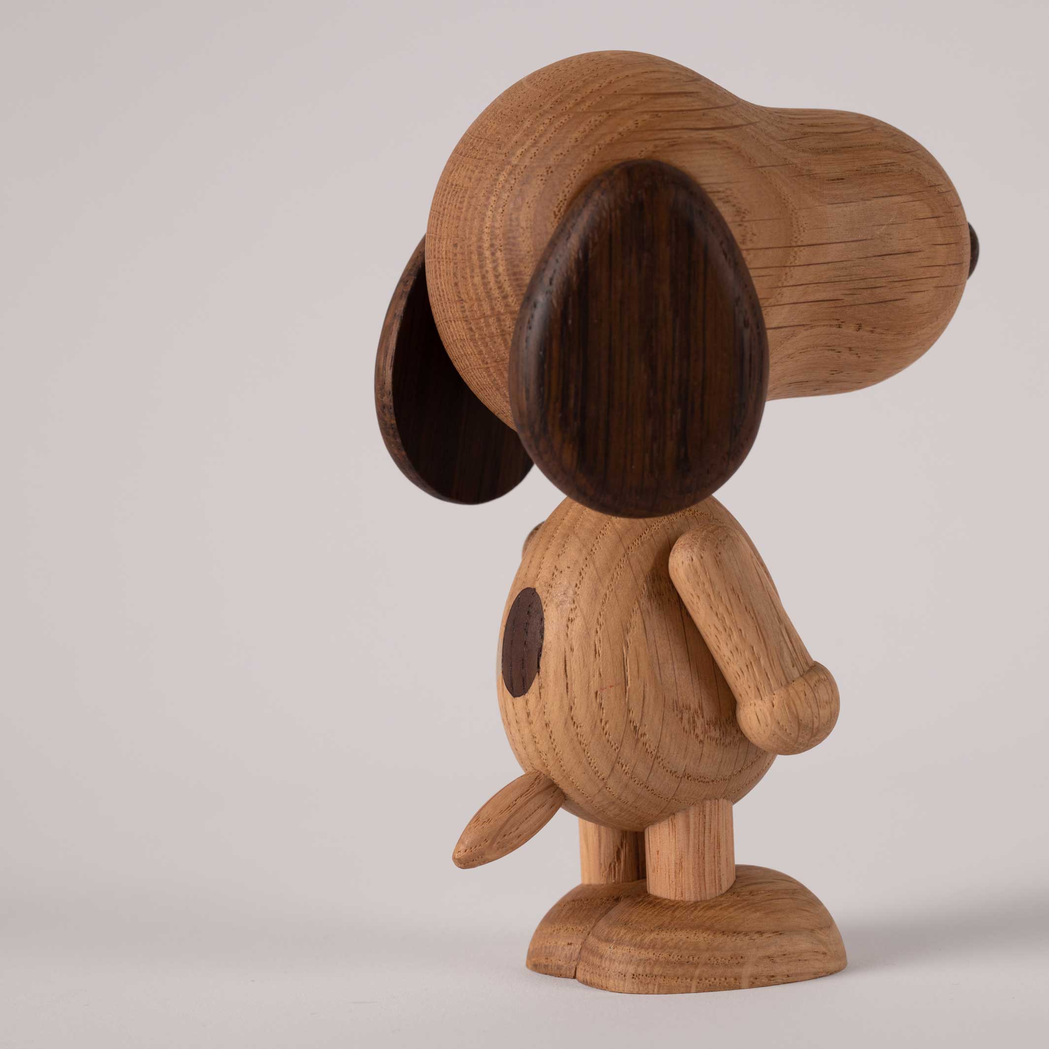 SNOOPY Holzfigur Eiche -small H14cm