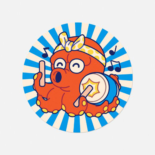 Takotaro TAIKO - Vinyl-Sticker