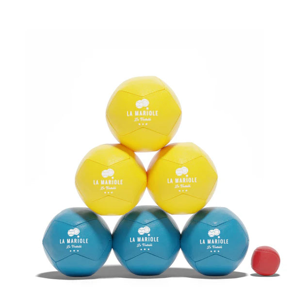 Petanque Boule - yellow/blue