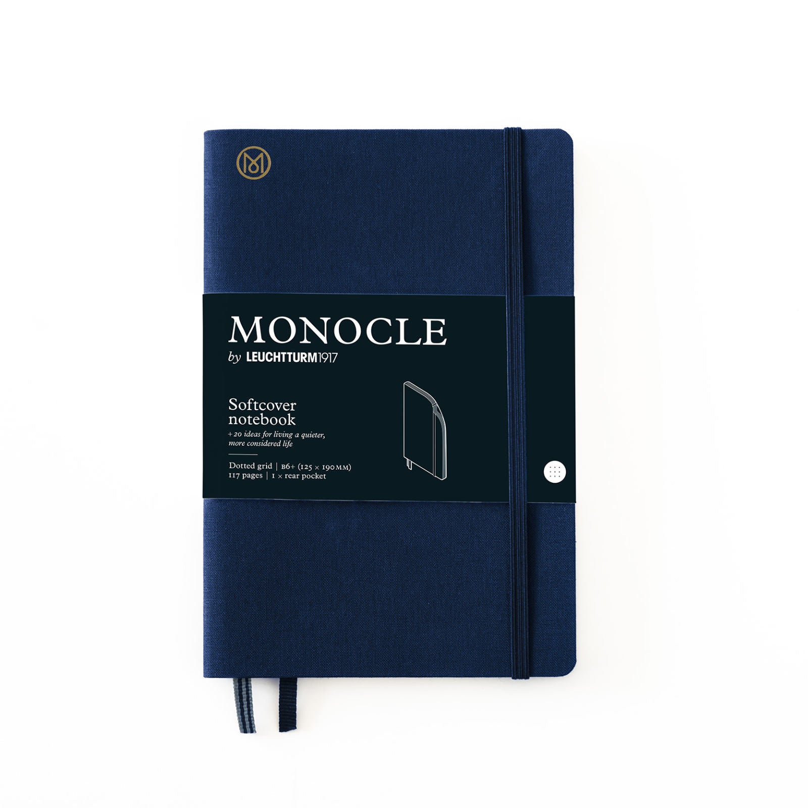 Softcover Notizbuch B6+ Navy