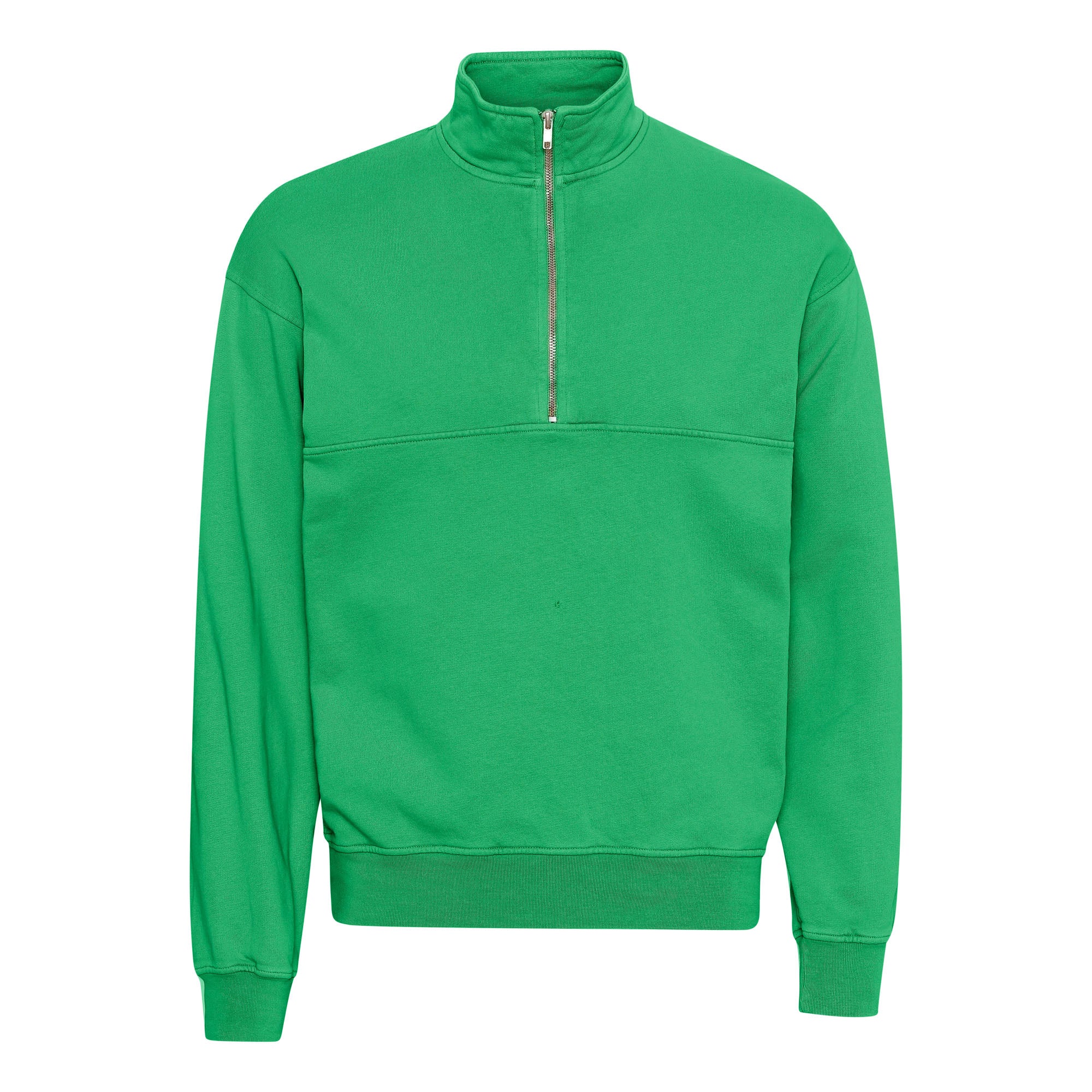 Organic Quarter Zip - kelly green