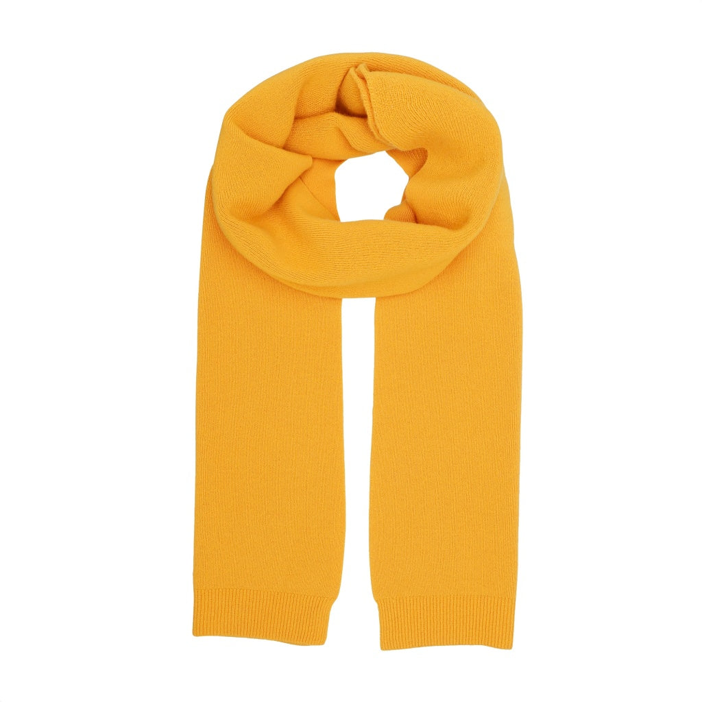 Merino Wool Scarf Burned Yellow