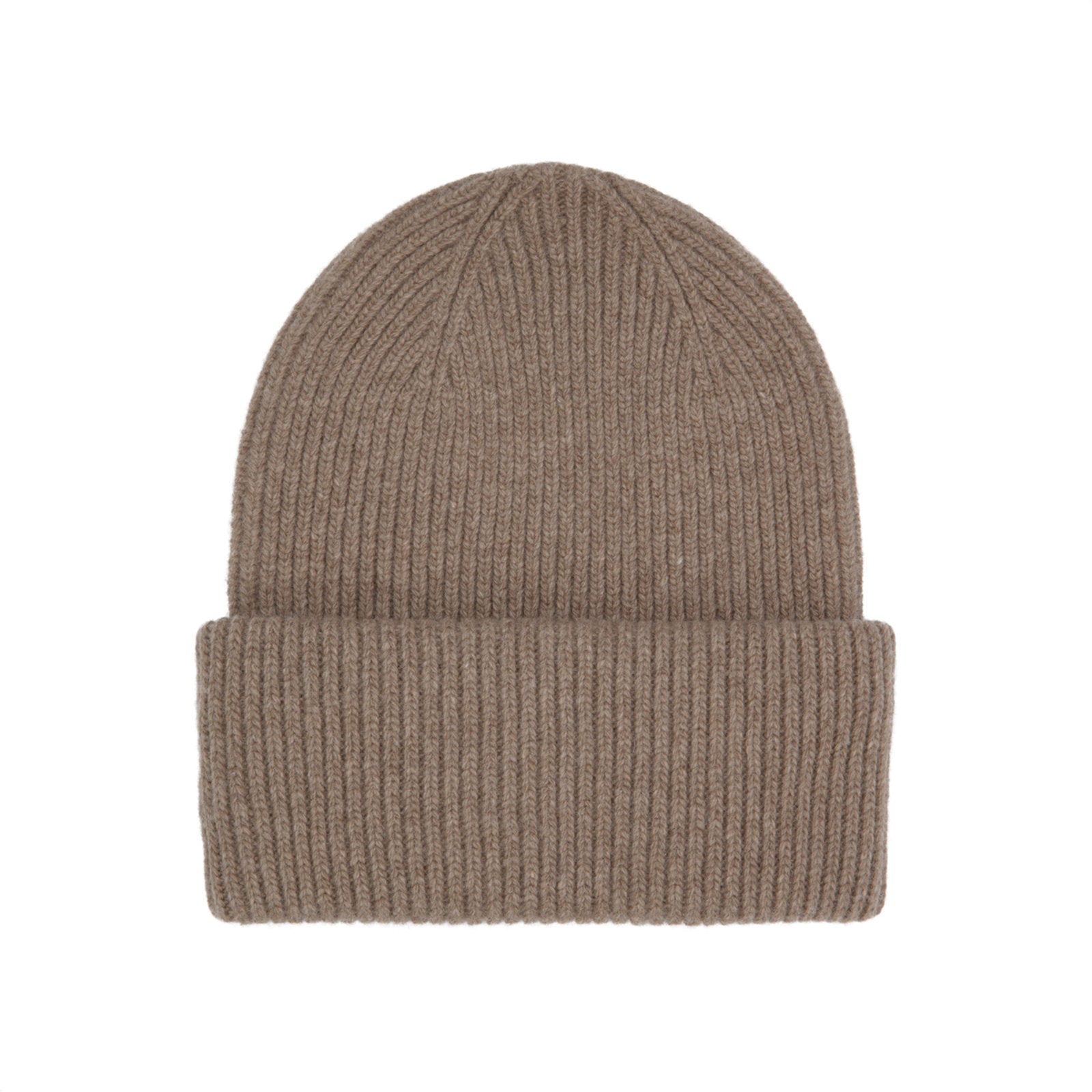 Merino Wool Hat Warm Taupe