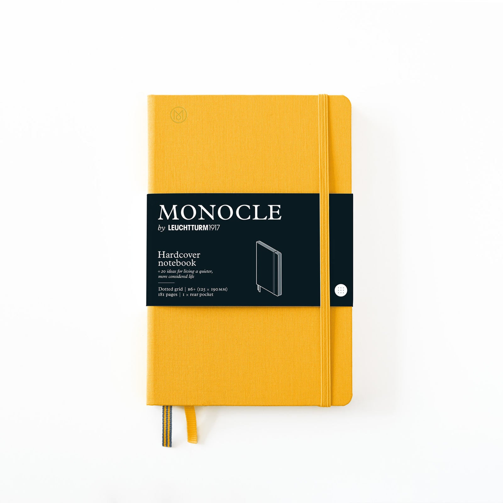 Hardcover Notizbuch B6+ Gelb